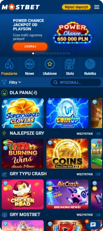 Gry Kasynowe Mostbet download


