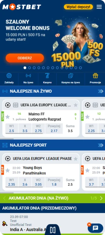 Mostbet app download